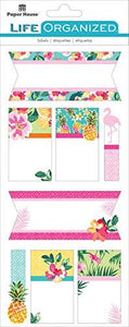 PAPER HOUSE Embrace Today Life Organized Label Stickers