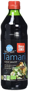 Lima Organic Tamari 25 Percent Less Salt 500 ml