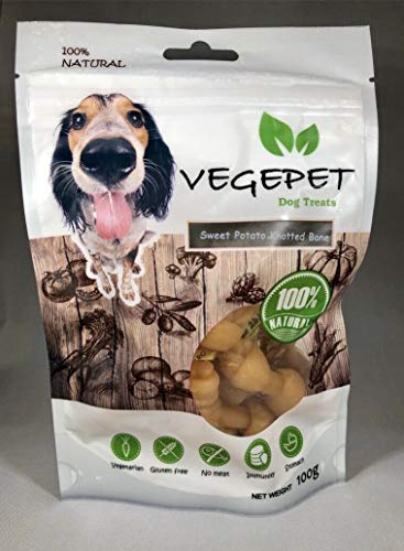 Sweet Potato Knotted Bone-Good For Digestion 100G Vegepet