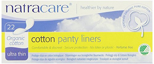 Natracare Ultra Thin Organic Cotton Panty Liners - Pack of 1 x 22 pieces