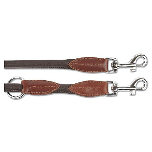 Ancol Vintage Deluxe Round Leather Training Lead 2m