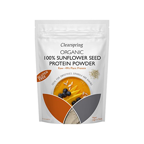 Clearspring Organic 100 Percent Sunflower Seed Protein Powder, 350g