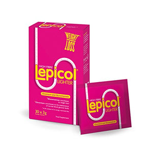 Lepicol Lighter – High Fibre, Natural Weight Loss Supplement containing Glucomannan, Chromium and Psyllium Husk