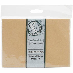 Ruby Rock-It Fundamentals Cardmaking A6 Envelopes 10/Pkg-Kraft