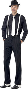 Smiffys Gangster Instant Kit with Braces, Tie, Hat, Spats and Moustache