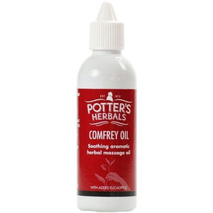 Potters | Comfrey Oil With Eucalyptus | 4 x 75ml