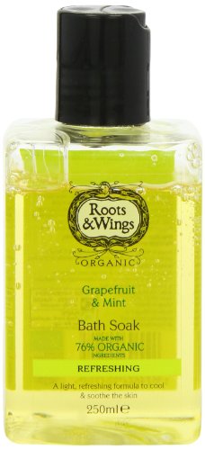 Roots & Wings Organic Refreshing Grapefruit and Mint Bath Soak 250ml