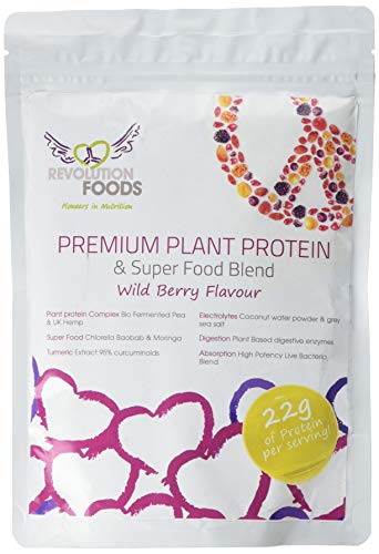 Premium Raw Plant Protein and Superfood Blend 250gm - Wild Berry