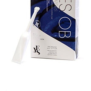 YES OB APPS organic plant-oil based natural personal lubricant applicators, 6 x 5ml