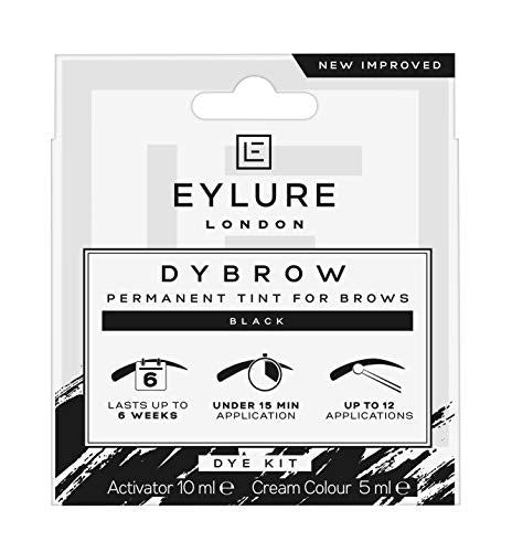 Eylure DYBROW Eyebrow Dye Kit - Black (Packaging may vary)