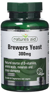 Natures Aid Brewers Yeast, 300 mg, 500 Tablets (Natural Source of B-Vitamins, Amino Acids, Minerals and Trace Elements, Vegan Society Approved, Made in the UK)