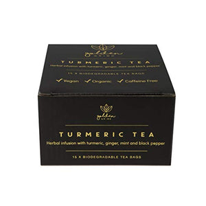 Golden Grind Turmeric Tea Bag with Mint
