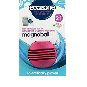 Ecozone Magnoball - Anti-Limescale Ball for Washing Machine & Dishwasher  Lasts up to 5 years