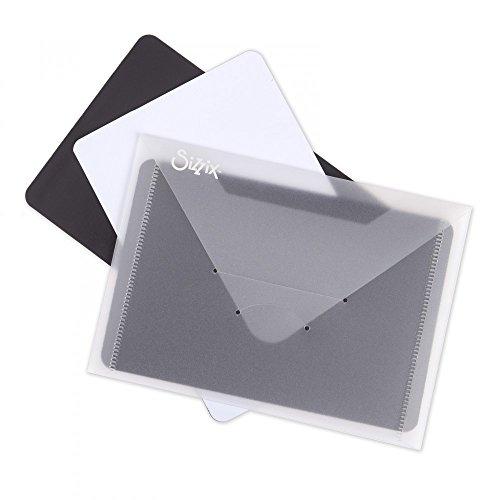 Sizzix Accessory - Plastic Envelopes, 5" x 6 7/8" w/Magnetic Sheets, 3 Pack