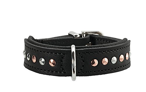 Collar San Diego, 27 Black, Leather | Hunter