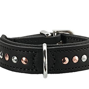 Collar San Diego, 27 Black, Leather | Hunter