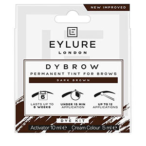 Eylure DYBROW Eyebrow Dye Kit, Dark Brown