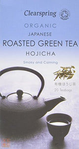 Clearspring Organic Japanese Hojicha Roasted Green Teabags, 40g (Pack of 3)