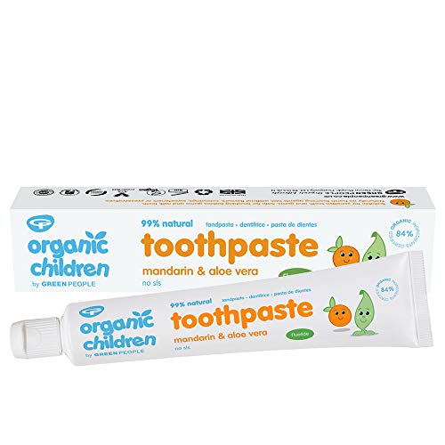 Organic Children Mandarin and Aloe Vera Fluoride Toothpaste