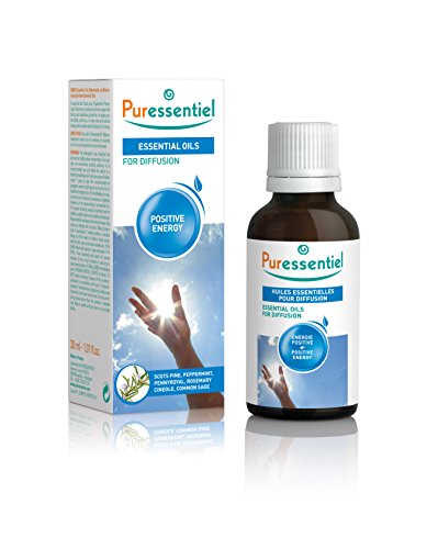 Puressentiel Essential Oils for Diffusion Positive Energy, 30 ml – Aromatherapy - 100% pure & natural essential oils - To help promote positive energy – Sensorial wellbeing – For home, office, spa