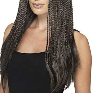 Smiffys Women's 90's Brown Braid Wig, One Size, 45610