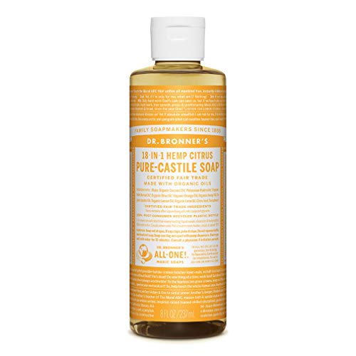 Dr Bronner Organic Citrus Castile Liquid Soap 237 ml