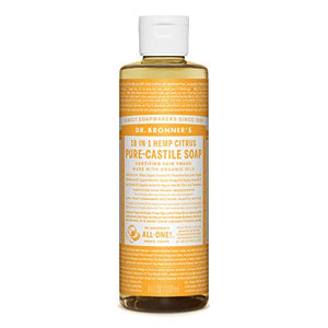 Dr Bronner Organic Citrus Castile Liquid Soap 237 ml