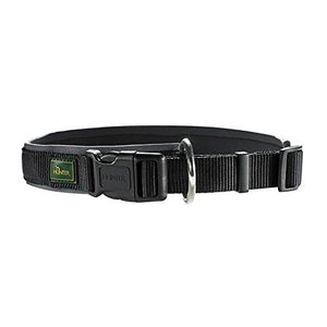 Collar Neopren Vario Plus 28-30 Cm, 15 Mm Nylon Black/ Neopren Grey | Hunter