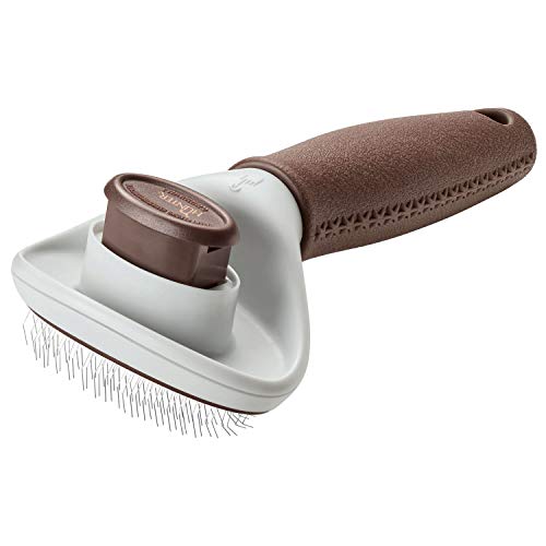 Slicker Brush Spa Self-Cleaning, Medium Brown/Grey  Pack Of 3 | Hunter