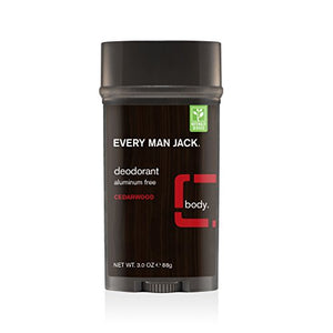 Every Man Jack Deodorant, Cedarwood, 3 Ounce