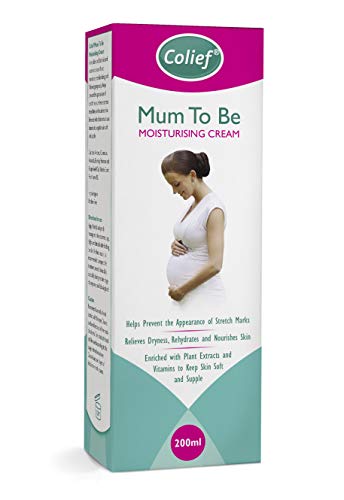 Colief - Mum To Be Moisturising Cream (200ml) - Protection against Itchy Dry Skin and Prevention of Stretch Marks experienced during and after Pregnancy