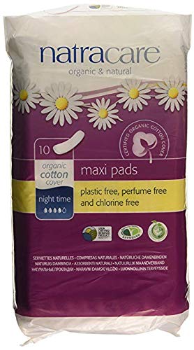 Pack of 1 x Natracare Natural Night Time Pads - 10 Pack