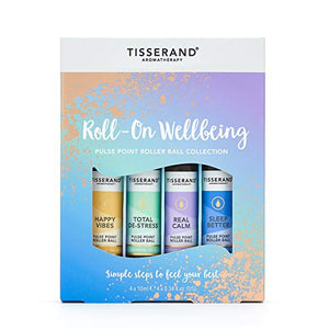 Tisserand Aromatherapy Roll-On Wellbeing Roller Ball Collection, 164 g