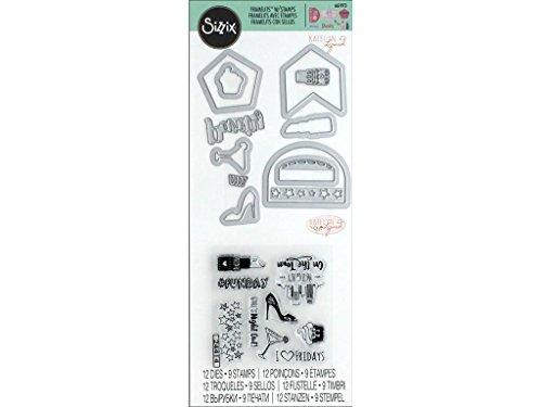 Sizzix Klizardi Framelits Die/Stamp Weekendplanner KL Weekend