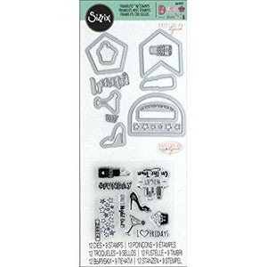 Sizzix Klizardi Framelits Die/Stamp Weekendplanner KL Weekend