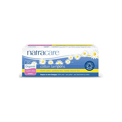 Natracare Organic Non Applicator Tampons Super Plus 20 Per Pack