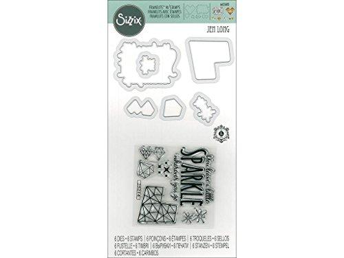 Sizzix Jlong Framelits Die/Stamp Sparkle JL