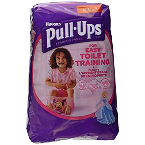 Huggies Pull Ups Potty Training Pants for Girls, Large