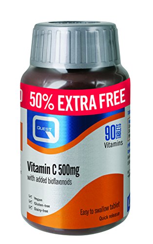 Quest Vitamin C 500mg - Extra Fill 60 + 30s