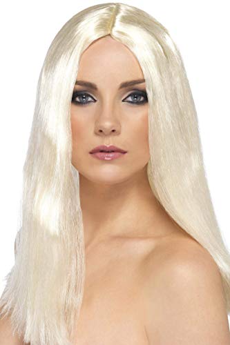Smiffys Star Style Blonde Wig, 44 cm