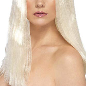 Smiffys Star Style Blonde Wig, 44 cm