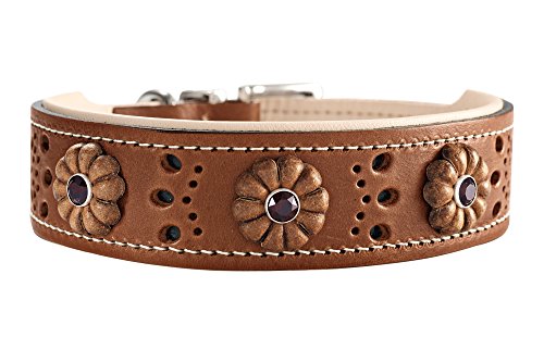 Collar Virginia Rose, 50 Rust/Tan, Leather | Hunter