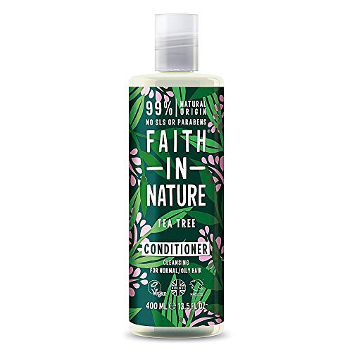 FAITH IN NATURE Tea Tree Conditioner 400ml (PACK OF 3)