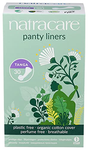 Natracare Natural Panty Liners, Tanga, 30 Pack