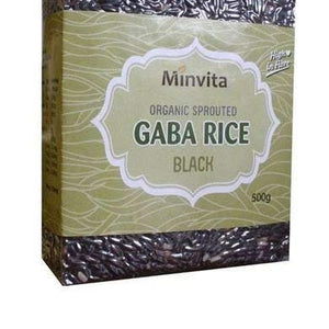 Minvita | Organic Gaba Rice - Black | 1 x 500g