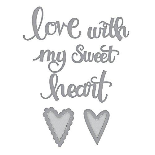 Spellbinders Shapeabilities Sew Sweet Sentiments by Tammy Tutterow Etched/Wafer Thin Dies
