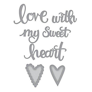 Spellbinders Shapeabilities Sew Sweet Sentiments by Tammy Tutterow Etched/Wafer Thin Dies