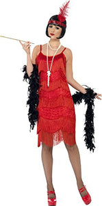 Smiffys Adult Women's Flapper Shimmy Costume, Dress and Headpiece, 20's Razzle Dazzle, Serious Fun, Size: S, 26115