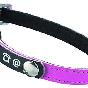 Reflective Cat Collar Porte-Adresse Pink