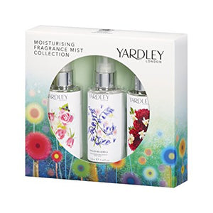 Yardley London Moisturising Fragrance Mist Set, Pack of 3